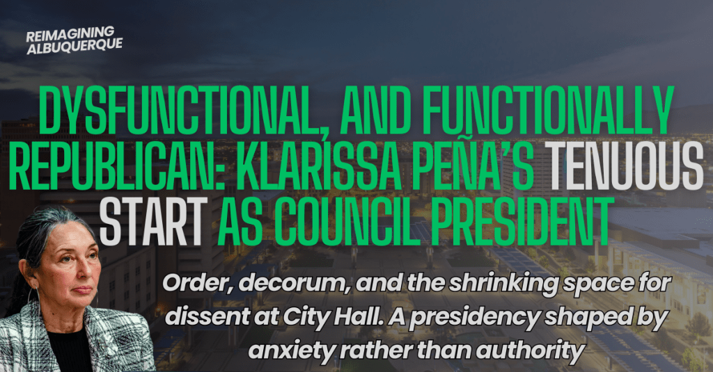Dysfunctional, and Functionally Republican: Klarissa Peña’s Tenuous Start as Council&nbsp;President