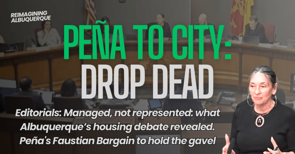 Peña to City, Drop&nbsp;Dead